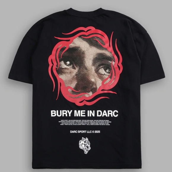 DARC SPORT THROUGH THE FLAME TEE BLACK - S - Picture 1 of 8